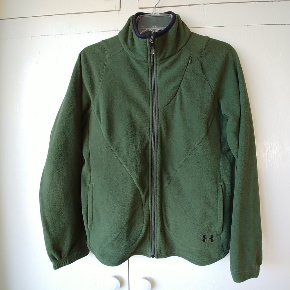 Under Armour Light Fleece Zip Up Jacket SZ M